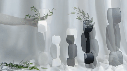 Nordic Irregular Ceramic Abstract Art Vase for Home Decor