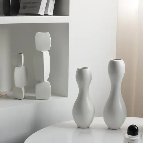 Nordic Irregular Ceramic Abstract Art Vase for Home Decor
