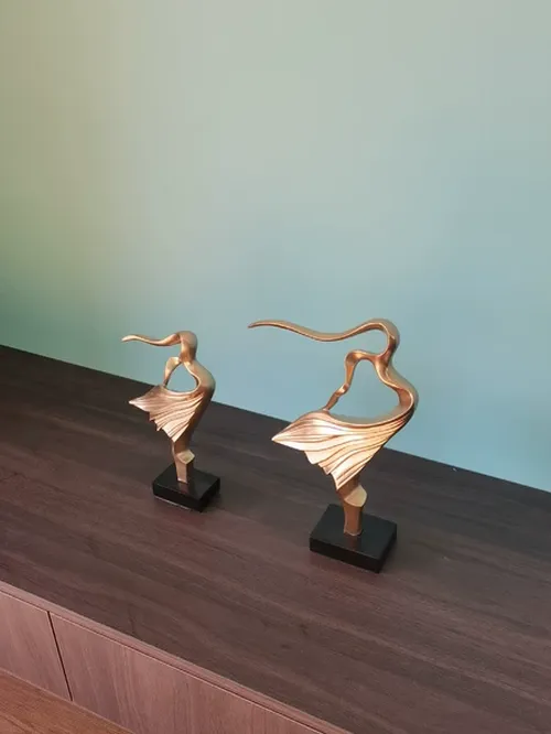 Nordic Retro Abstract Dancer Statue for Home Decor photo review