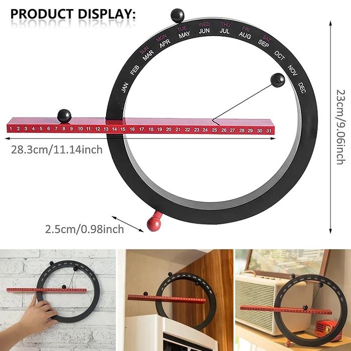 Magnetic Ball Perpetual Calendar Desk Decor