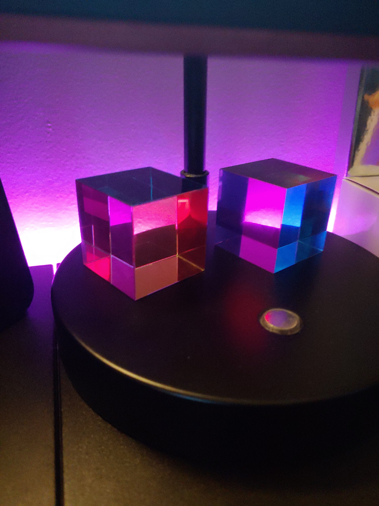 Spectroscope Optical Glass Cube Color Combining Prism photo review