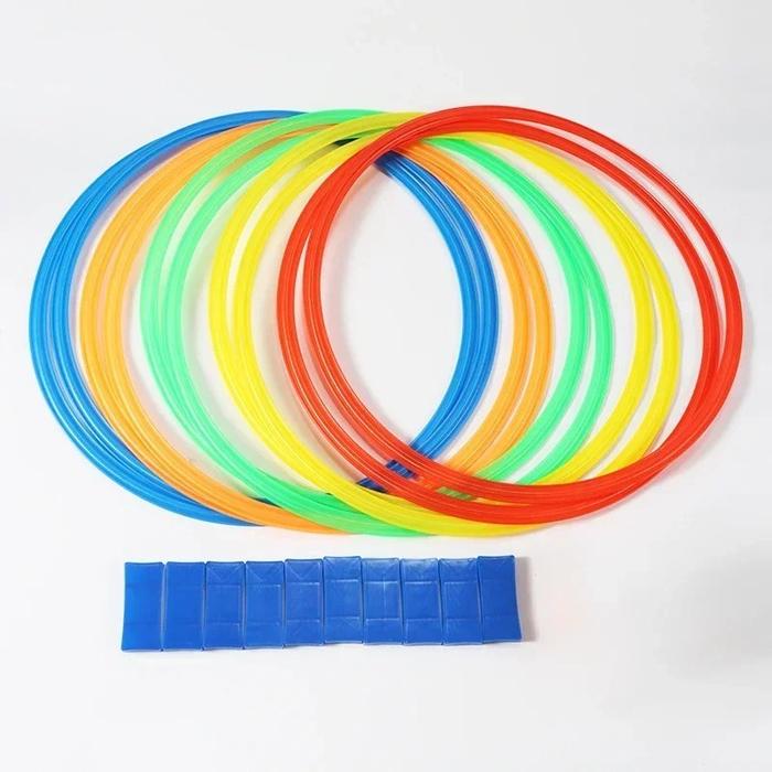 Kids Outdoor Jump Ring Training Game Set