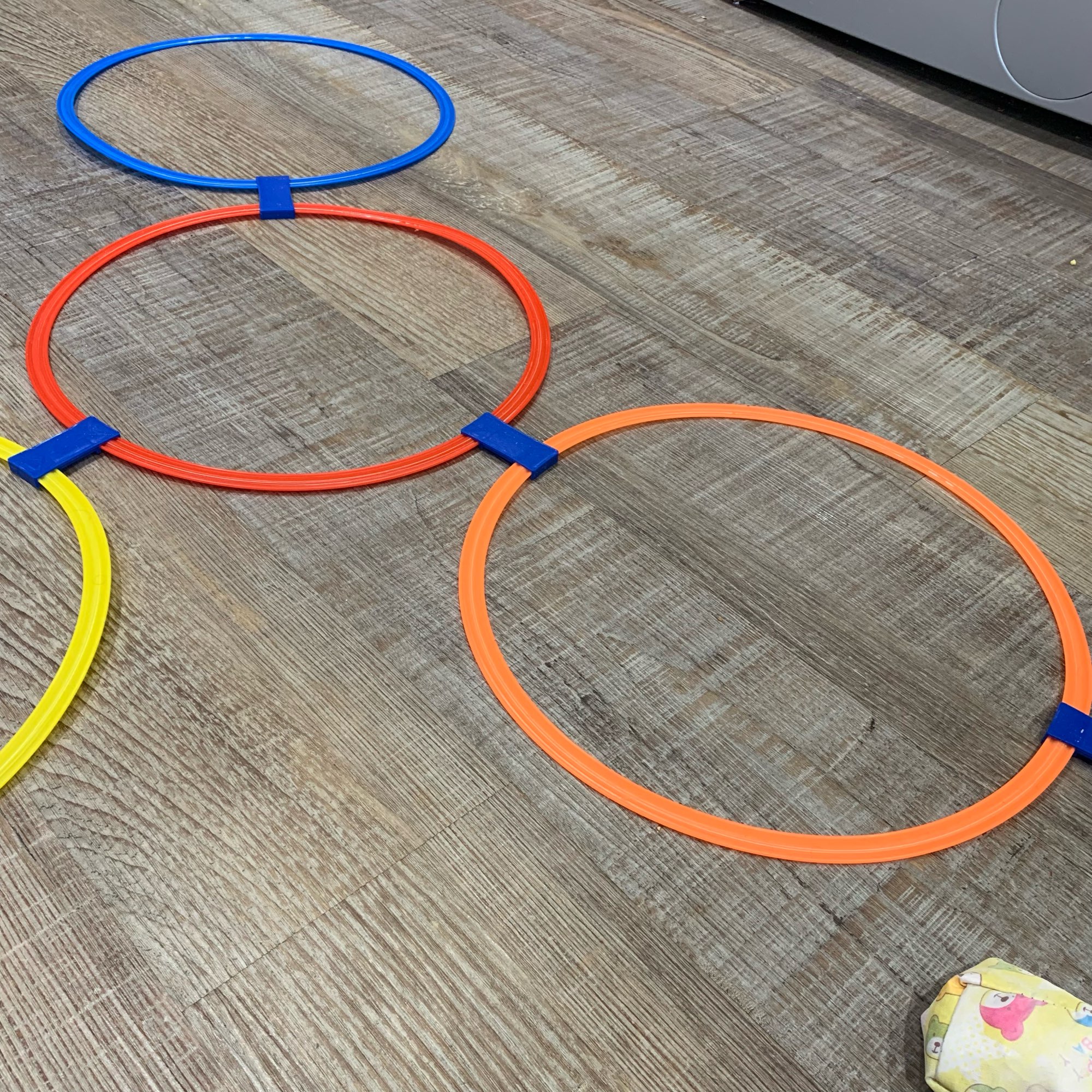 Children's Jumping Lattice Circle Ring Physical Fitness And Agility Training Equipment photo review