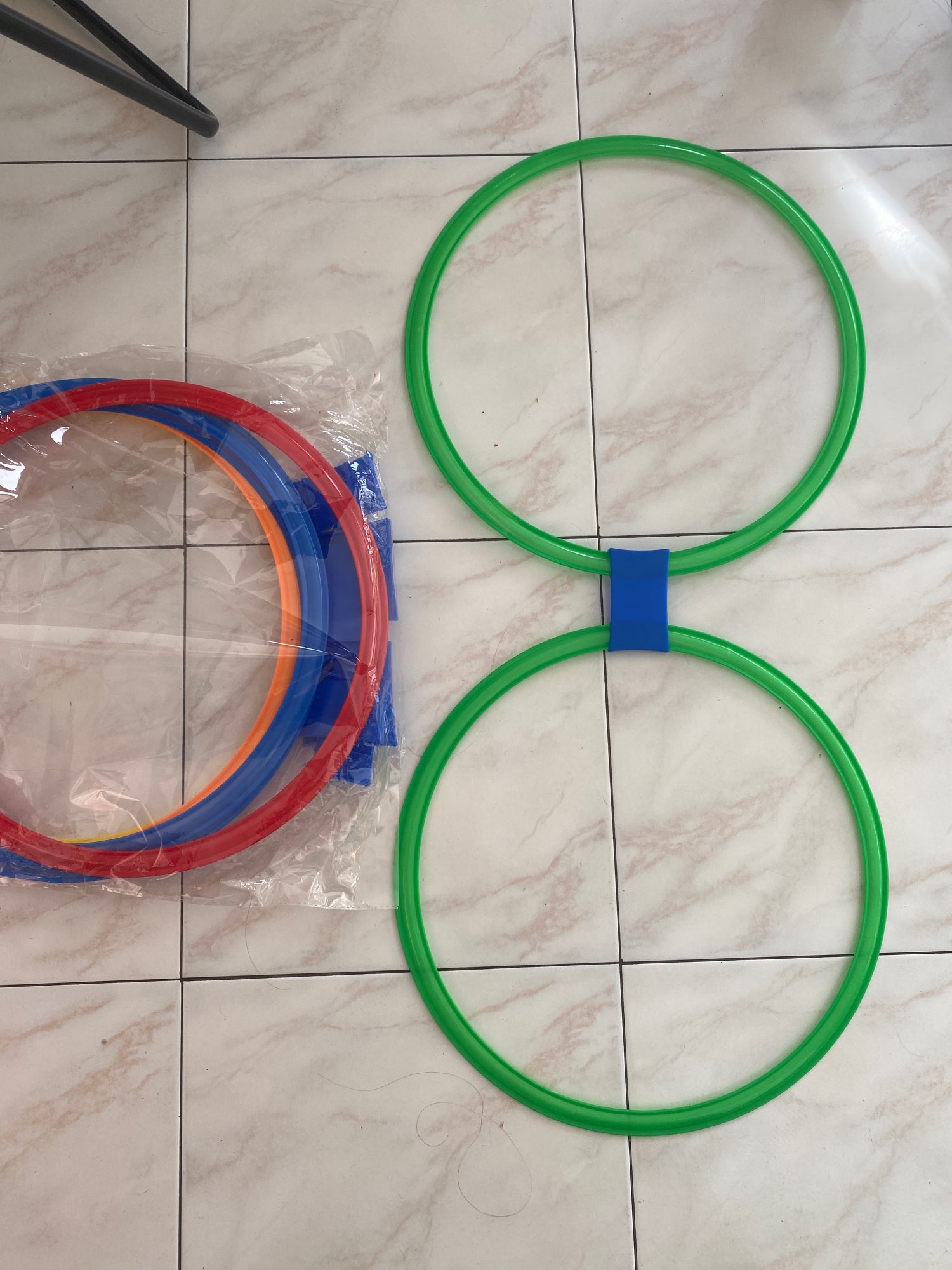 Children's Jumping Lattice Circle Ring Physical Fitness And Agility Training Equipment photo review