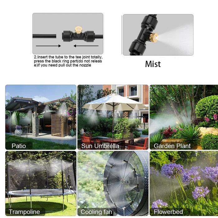 Outdoor Misting Cooling System