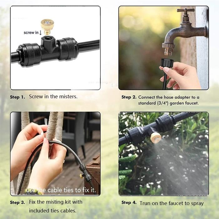 Outdoor Misting Cooling System
