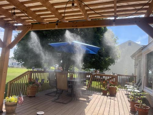 Outdoor Misting Cooling System photo review