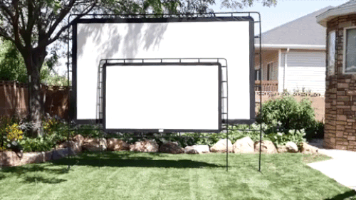 Outdoor Projector Screen (Up to 150 Inches)