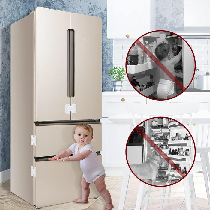 Plastic Baby Safety Lock for Fridge Door Protection