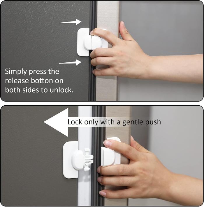 Plastic Baby Safety Lock for Fridge Door Protection
