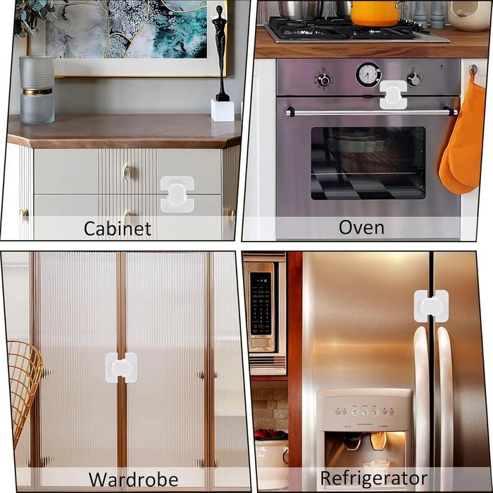 Plastic Baby Safety Lock for Fridge Door Protection