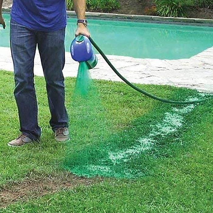 Plastic Seed Sprayer and Watering Can for Gardens and Lawns