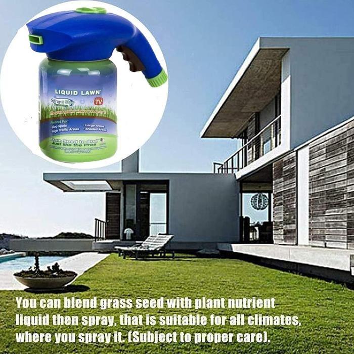 Plastic Seed Sprayer and Watering Can for Gardens and Lawns