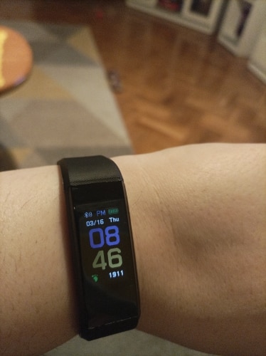 Smart Bracelet with Bluetooth Heart Rate Monitor and Activity Tracker photo review