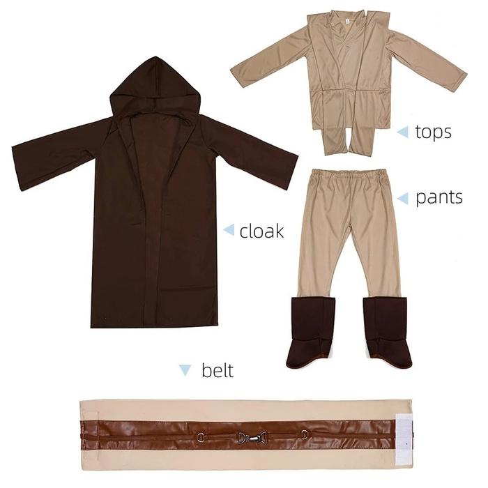 Polyester Costume Outfit with Hook and Loop Closure