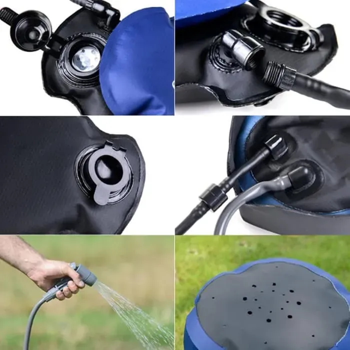 Portable 11L Outdoor Shower Bag with Long Hose