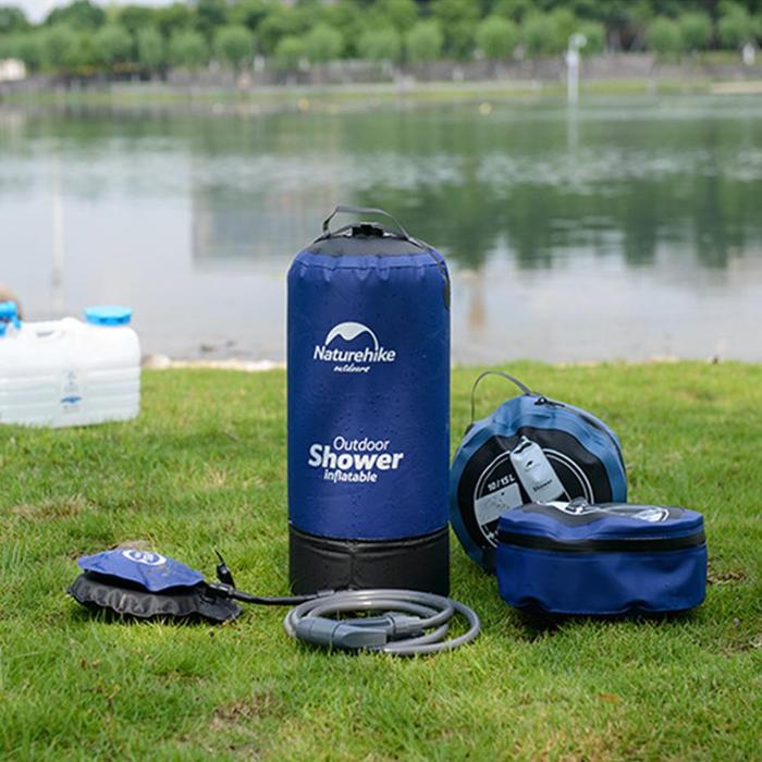 Portable 11L Outdoor Shower Bag with Long Hose