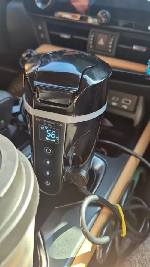 Portable 450ml Car Heating Cup with Quick Boil and Low Noise photo review