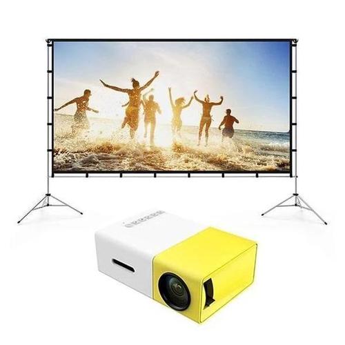 Portable Giant Outdoor Movie Screen 60-150 inches Foldable Projector Screen