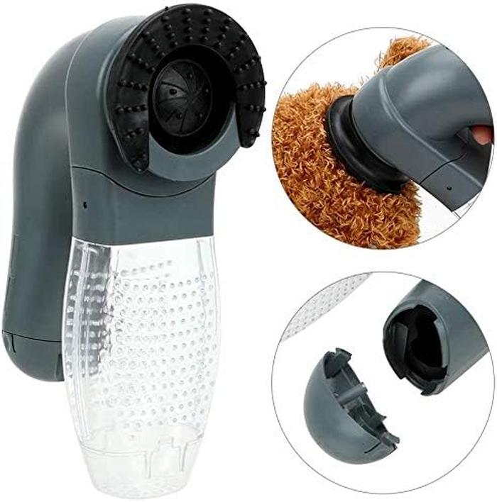 Portable Low-Noise Pet Hair Remover with Massage Head