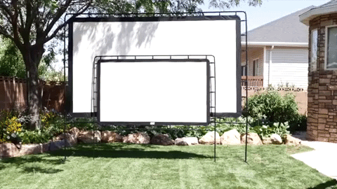 60 to 150 Inch Portable Foldable Outdoor Movie Portable Screen — GEARITO