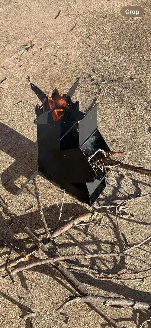 Portable Outdoor Rocket Wood Burning Stove Heater photo review