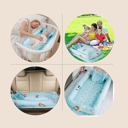 Portable Toddler Travel Bed, Cotton Baby Bed