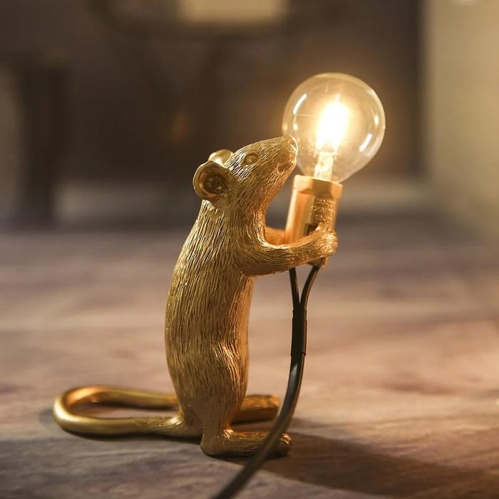 USB LED Mouse Night Lamp for Home Decor