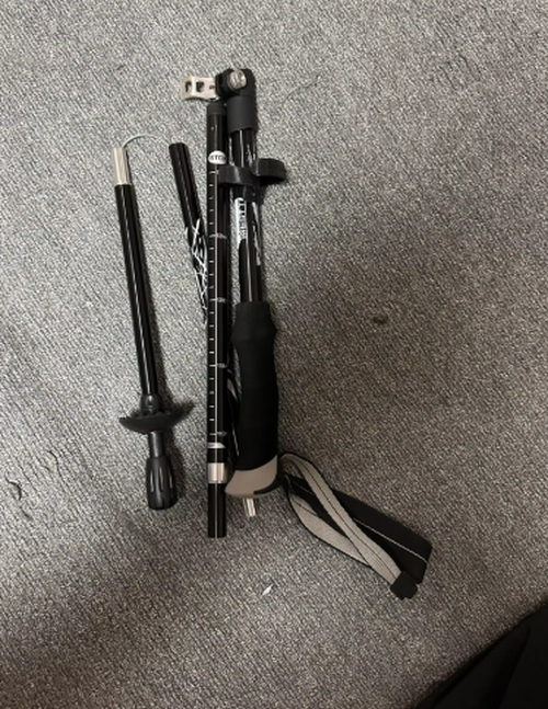 5-Section Foldable Telescopic Hiking Walking Stick Pole photo review