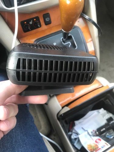 Premium Portable Car Heater Windshield Defroster Plug In 12 Volt Space Heater For Cars photo review