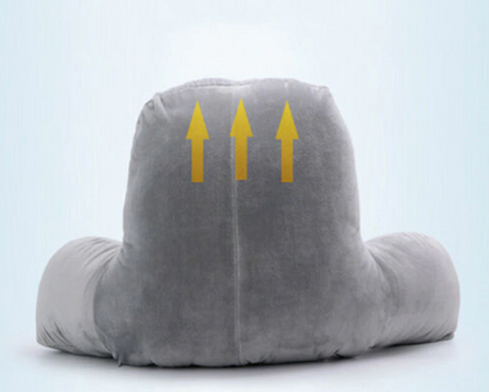 Soft Velvet Armrest Back Support Floor Pillow
