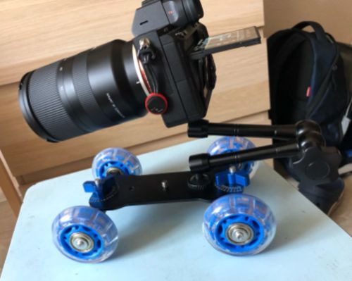 Professional Camera Dolly Slider, SLR Photography Pulley photo review