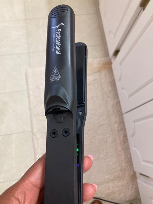 Professional Steam Hair Straightener with LED Display and Ceramic Plates photo review