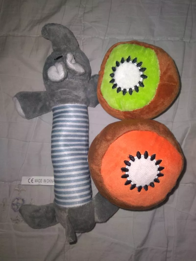 Squeaky Puppy Dog Toys for Small Medium Dogs - Bone Aggressive Chewers photo review