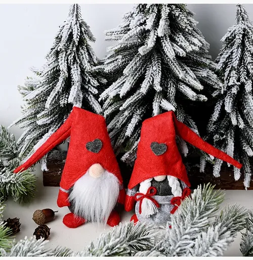 Christmas Doll Ornaments for Home Decoration