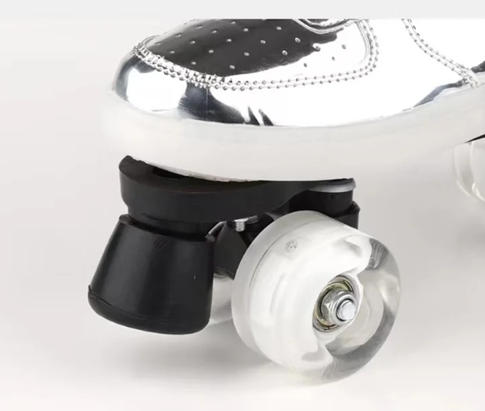 LED USB Rechargeable Double Row Roller Skates