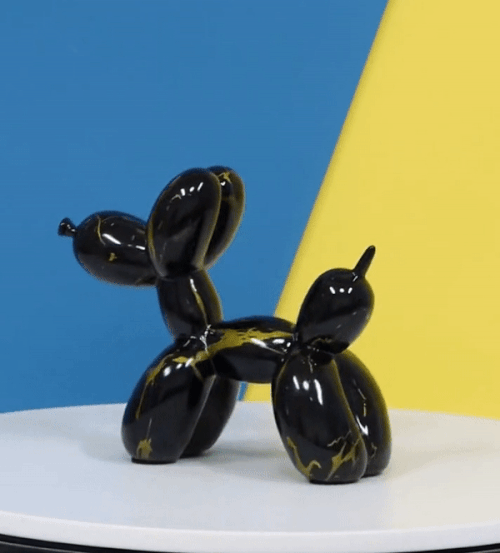Colorful Resin Balloon Dog Figurines for Home Decor
