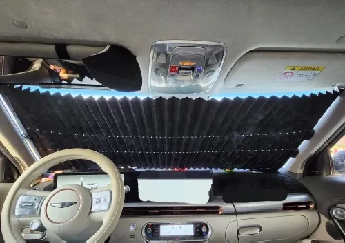 Retractable Car Sun Shade Curtain for Front and Rear Windows photo review