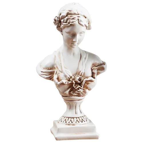 Retro Resin Angel Figurine for Home and Office Decor