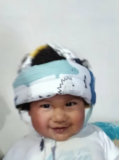 Baby Safety Helmet Anti-Collision Head Protection Hat photo review