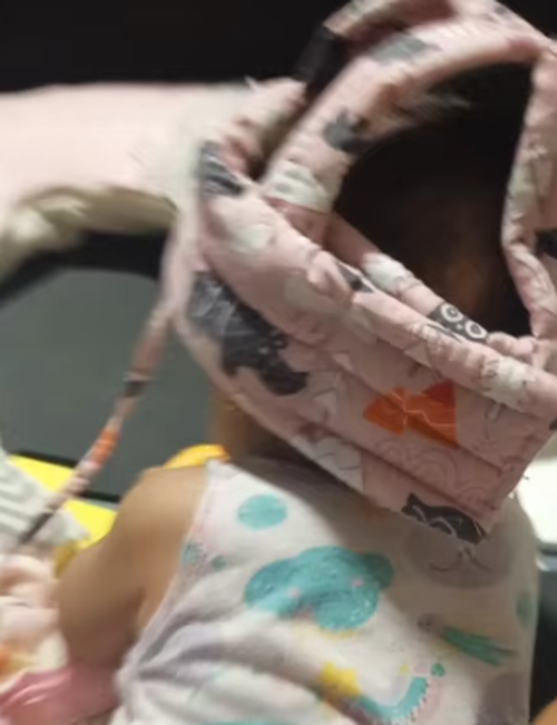 Baby Safety Helmet Anti-Collision Head Protection Hat photo review