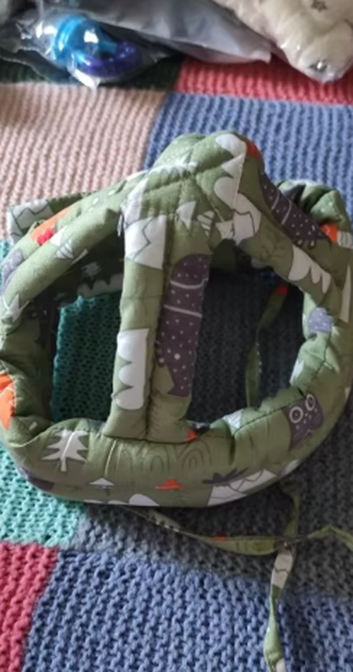Baby Safety Helmet Anti-Collision Head Protection Hat photo review