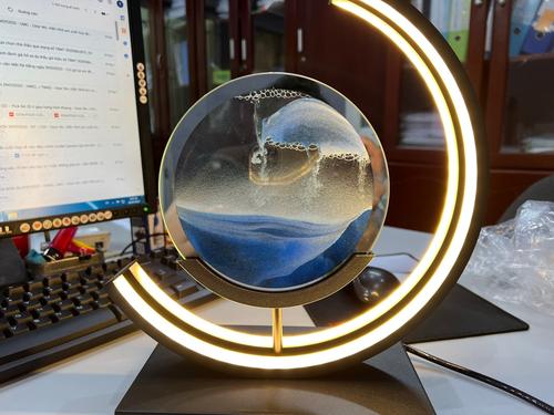 LED Moving Sand Art Night Light Lamp photo review