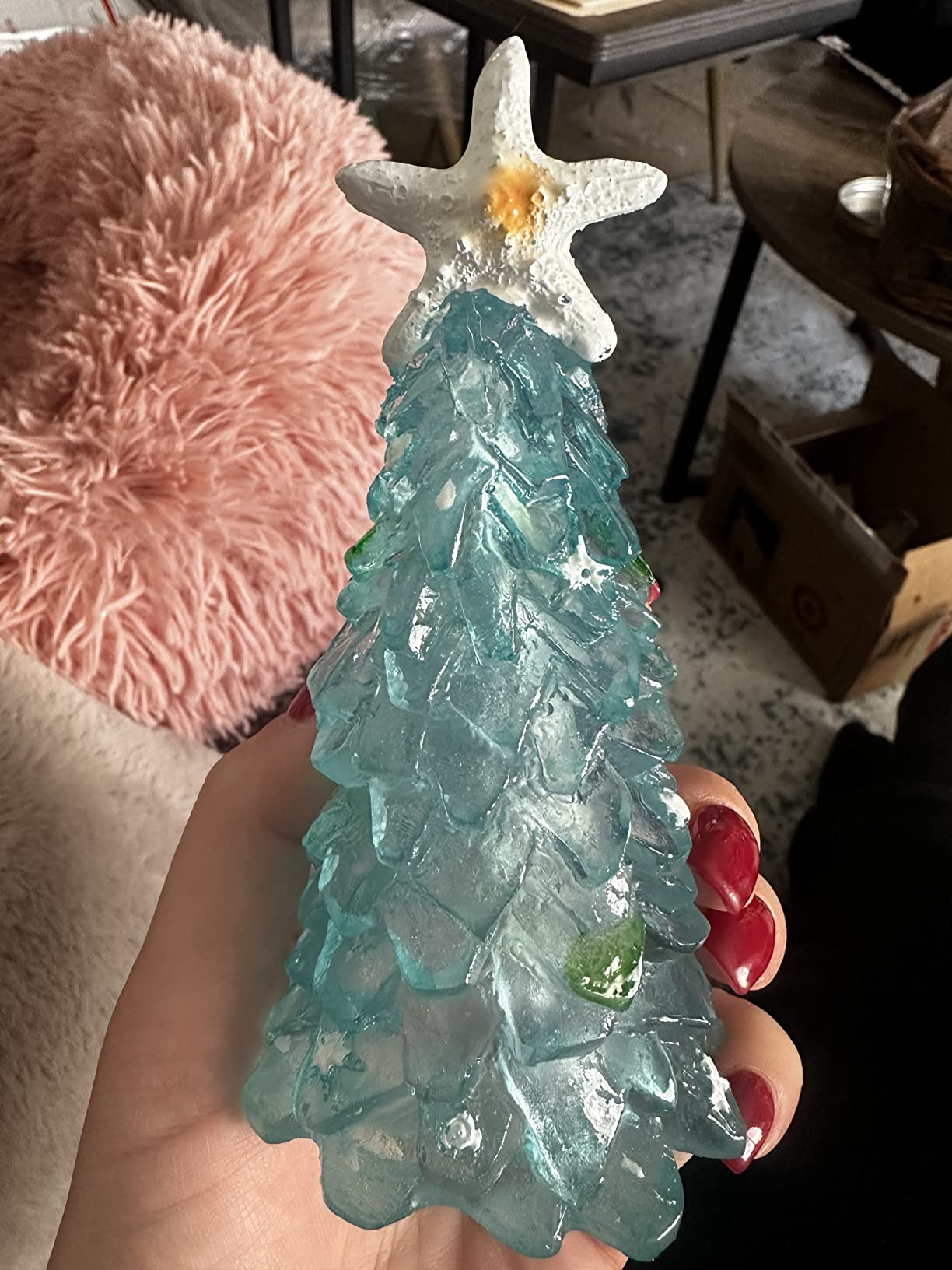 Marine Glass Christmas Tree, Creative Unique Christmas Decoration photo review