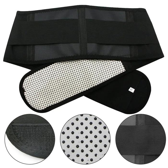 Self-Heating Magnetic Waist Belt for Back Pain Relief Support