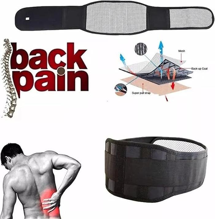 Self-Heating Magnetic Waist Belt for Back Pain Relief Support