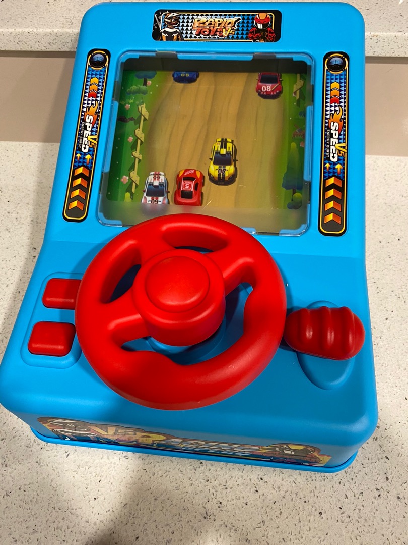 Children's Simulation Steering Wheel Racing Game Machine With Music Effect photo review