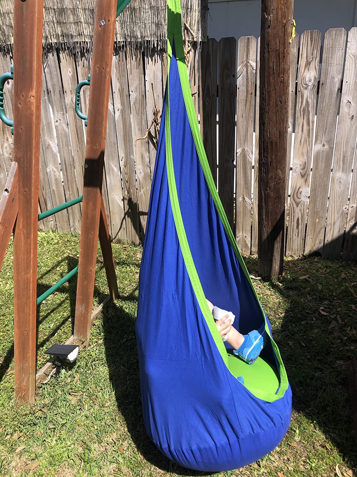 Children Pod Hammock Indoor Outdoor Hanging Chair photo review