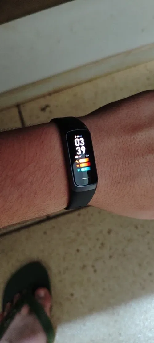 Slim Waterproof Fitness Tracker Smart Watch with 1.1" Display photo review
