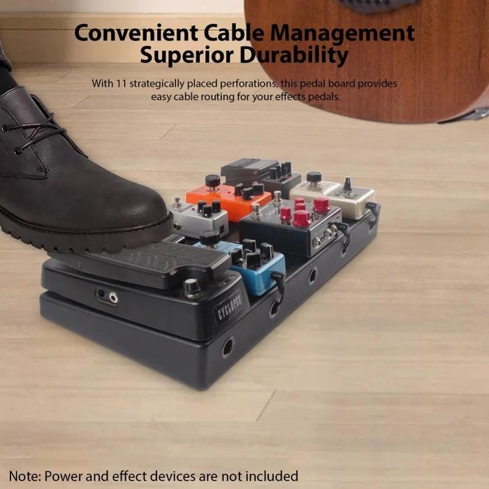 Large Guitar Pedal Board with Power Storage